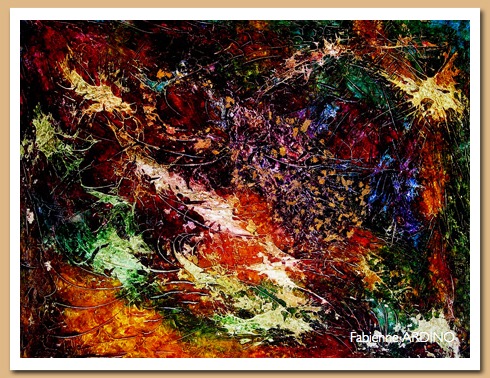 nuit d'automne 50 X 61 tech mixte 