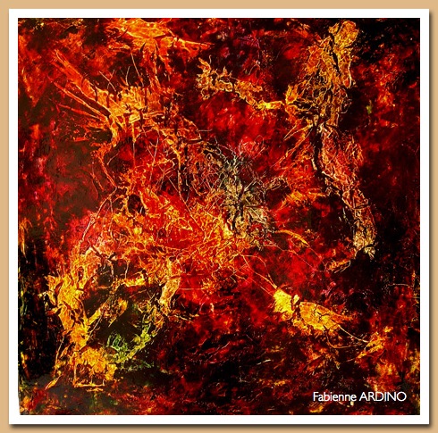 la danse nocturne 80 X 80 tech mixte 1 800 euros