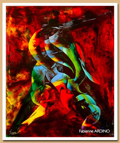 la danseuse 60 X50 huile 