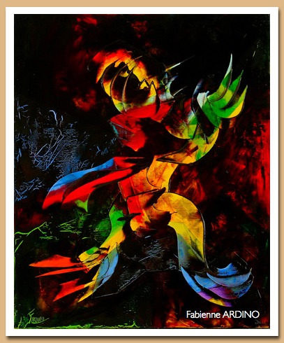 le danseur 60 X 50 huile 