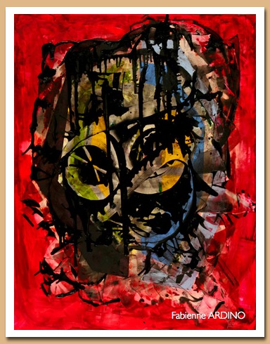 visage jamaïque 116 X 89 huile 
