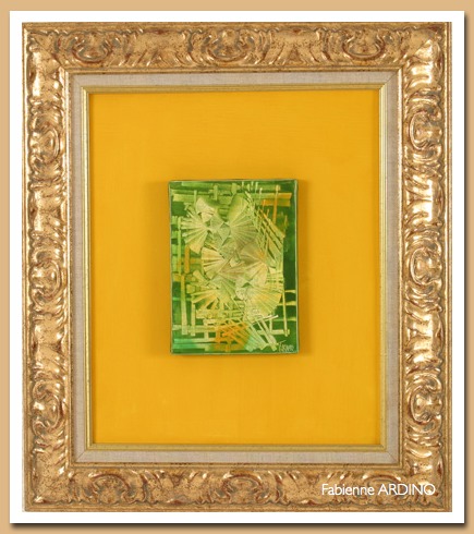 jardin 2 46 X 38 huile