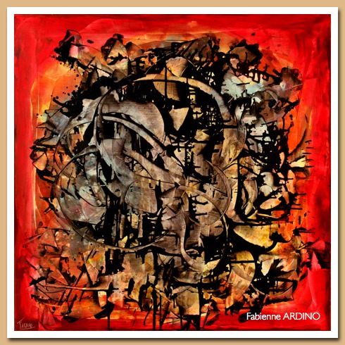 orchestre 100 X 100 huile