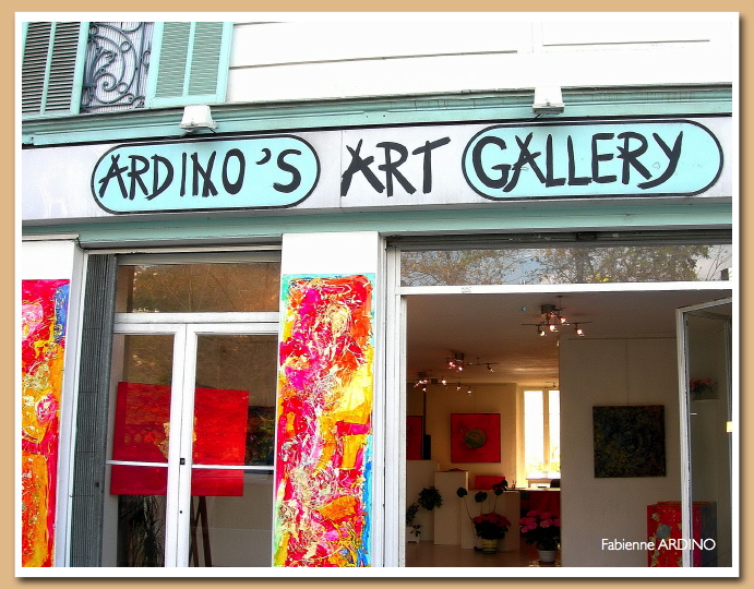atelier entréé ARDINO'S ART GALLERY