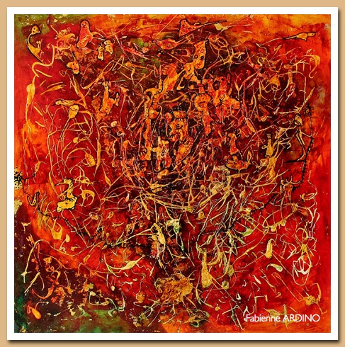 big bang 10 rouille animaux 80 X 80 tech mixte