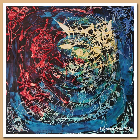 big bang 12 bleu spirale 80 X 80 tech mixte