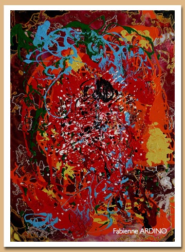 big bang 45 orange vif rouge 70 X 50 tech mixte