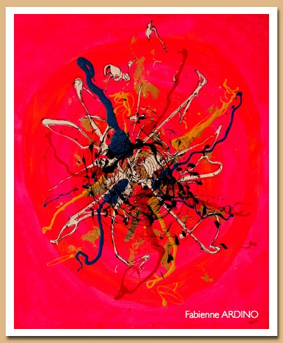 big bang 47 rose fluo 73 X 60 tech mixte