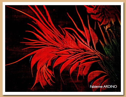 détail fleurs au lien